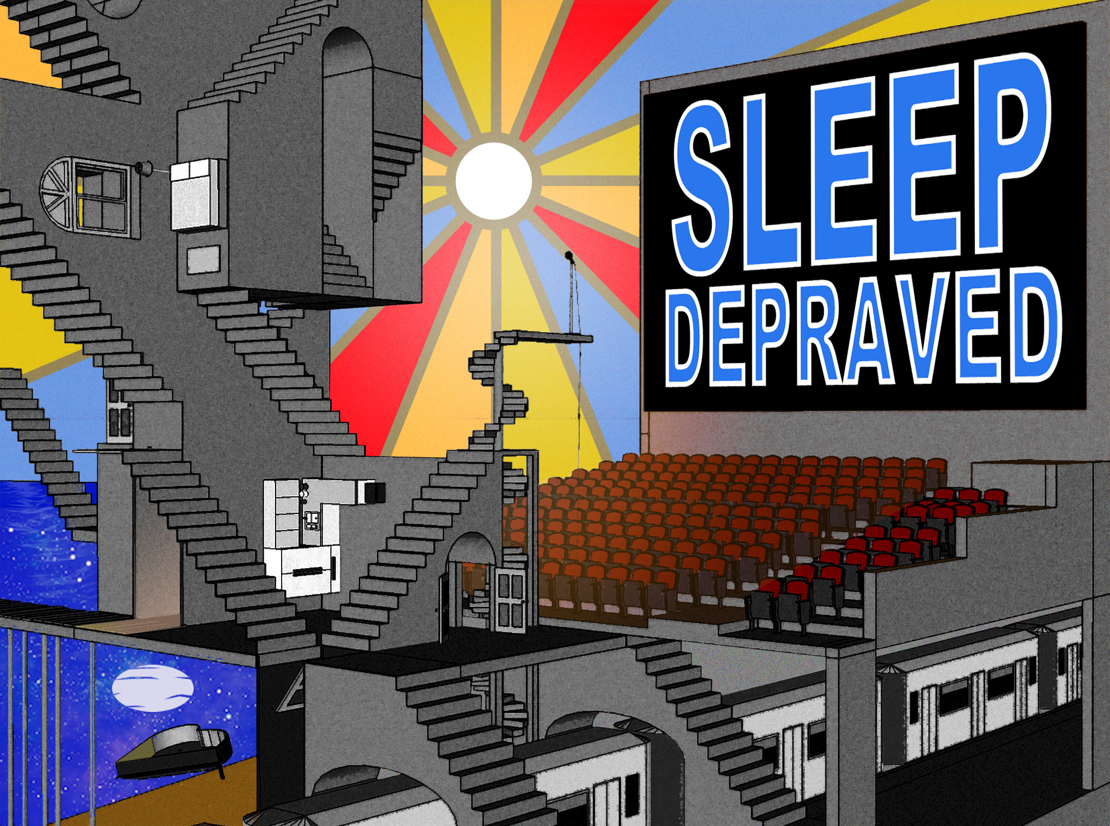 Sleep Depraved promotional graphics